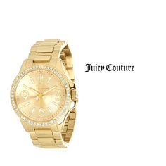 Juicy Couture Women's Jetsetter Gold Tone Dial Watch product